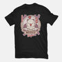 Moogle Retro-Womens-Fitted-Tee-LAGELANTEE