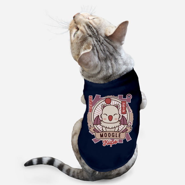 Moogle Retro-Cat-Basic-Pet Tank-LAGELANTEE