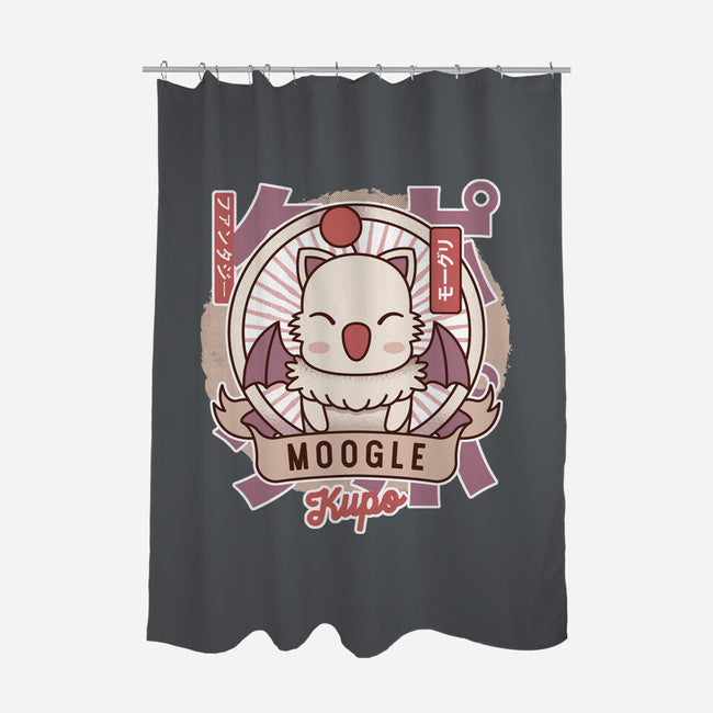 Moogle Retro-None-Polyester-Shower Curtain-LAGELANTEE