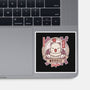 Moogle Retro-None-Glossy-Sticker-LAGELANTEE