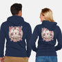 Moogle Retro-Unisex-Zip-Up-Sweatshirt-LAGELANTEE