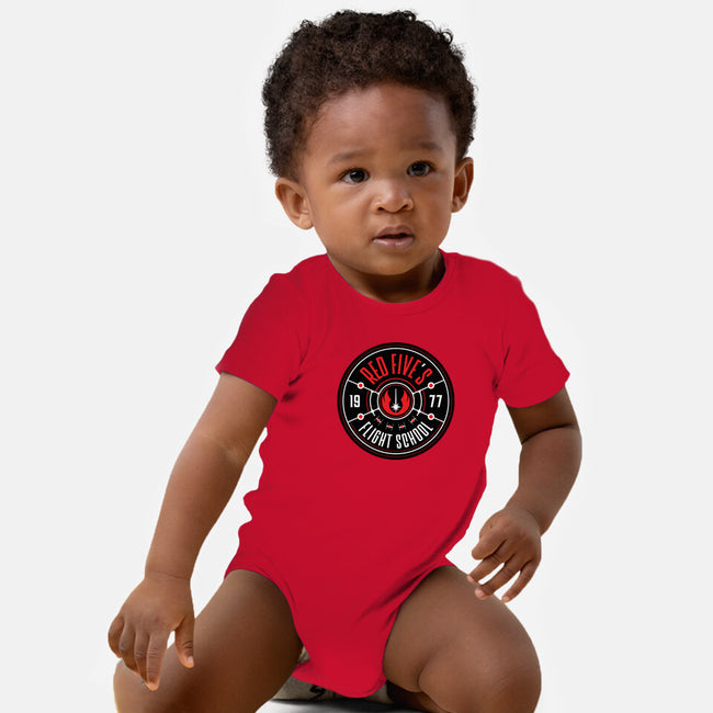 Red Five's Flight School-Baby-Basic-Onesie-BadBox