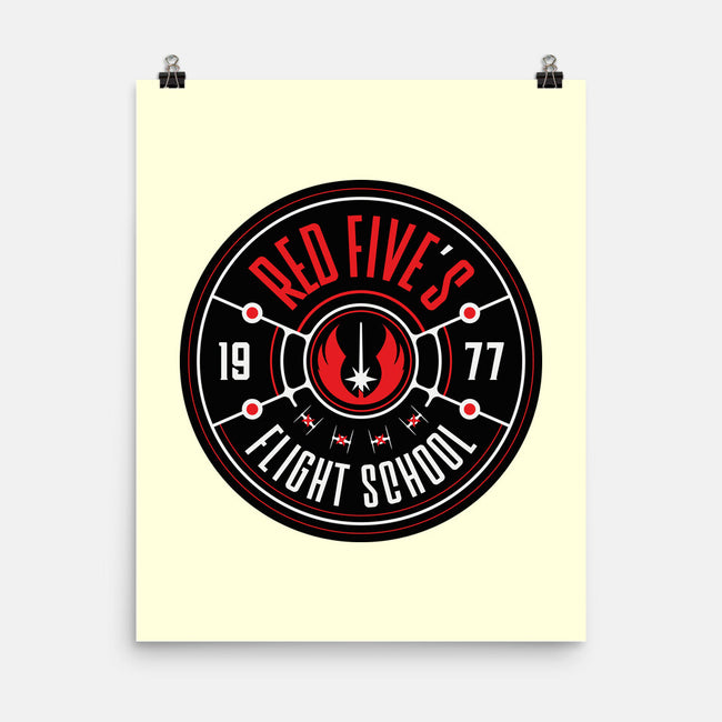 Red Five's Flight School-None-Matte-Poster-BadBox