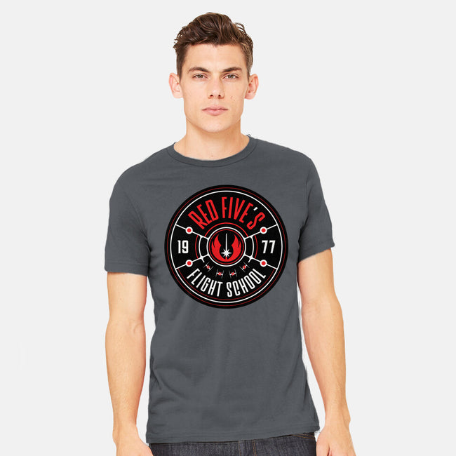 Red Five's Flight School-Mens-Heavyweight-Tee-BadBox