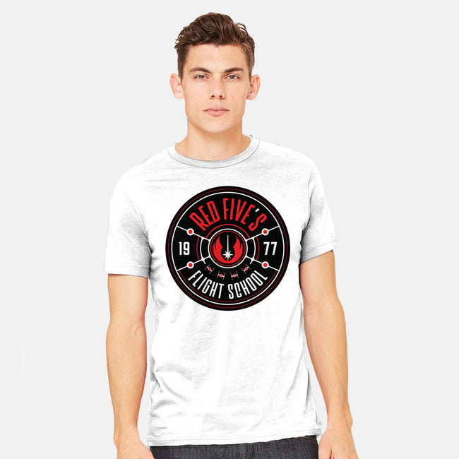 Red Five's Flight School-Mens-Heavyweight-Tee-BadBox