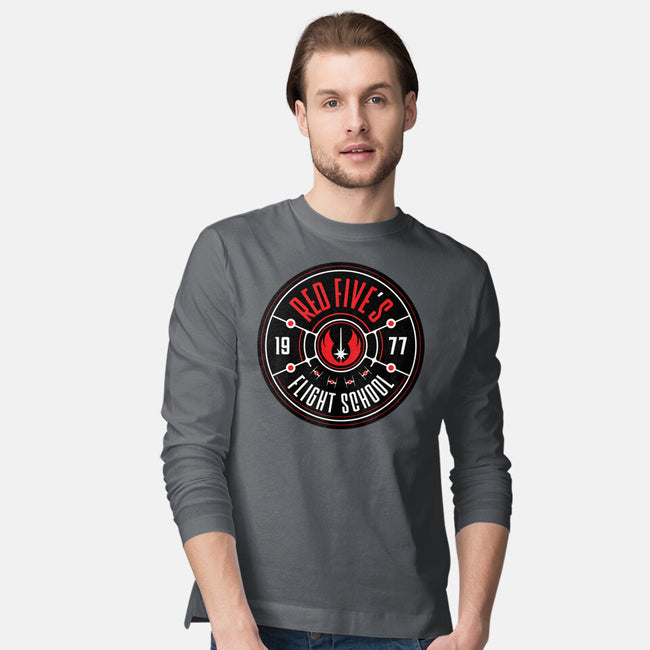 Red Five's Flight School-Mens-Long Sleeved-Tee-BadBox