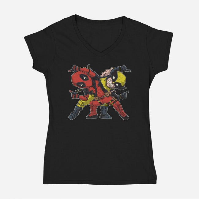 Fusion-Womens-V-Neck-Tee-Betmac