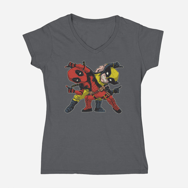 Fusion-Womens-V-Neck-Tee-Betmac