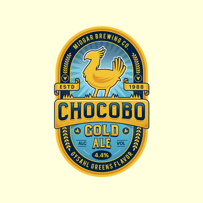 Chocobo Gold Beer Emblem-None-Fleece-Blanket-LAGELANTEE