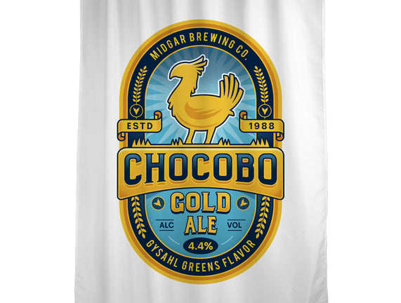 Chocobo Gold Beer Emblem