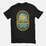 Chocobo Gold Beer Emblem-Womens-Fitted-Tee-LAGELANTEE