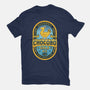 Chocobo Gold Beer Emblem-Womens-Fitted-Tee-LAGELANTEE