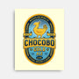 Chocobo Gold Beer Emblem-None-Stretched-Canvas-LAGELANTEE