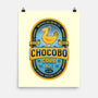 Chocobo Gold Beer Emblem-None-Matte-Poster-LAGELANTEE