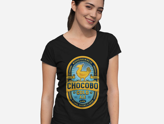 Chocobo Gold Beer Emblem