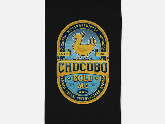 Chocobo Gold Beer Emblem