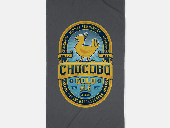 Chocobo Gold Beer Emblem