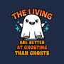 The Living Are Better At Ghosting-None-Removable Cover-Throw Pillow-Boggs Nicolas