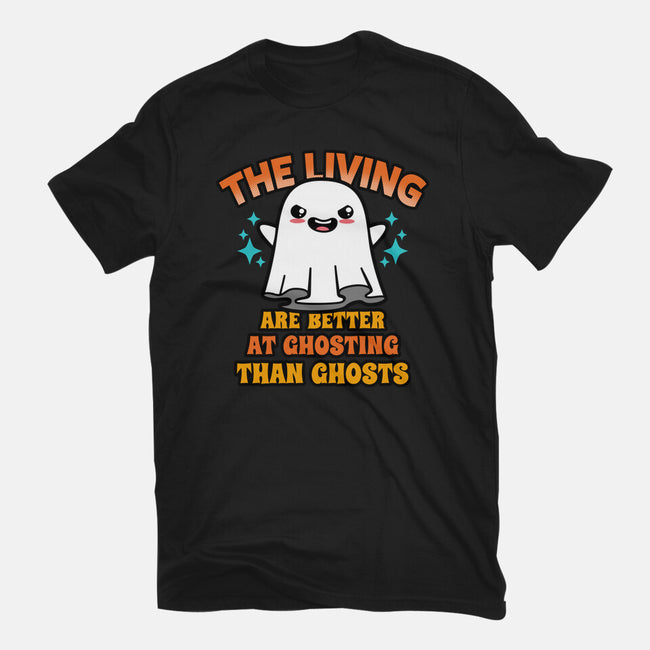 The Living Are Better At Ghosting-Youth-Basic-Tee-Boggs Nicolas