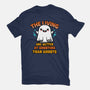 The Living Are Better At Ghosting-Unisex-Basic-Tee-Boggs Nicolas