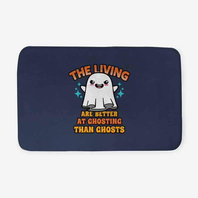 The Living Are Better At Ghosting-None-Memory Foam-Bath Mat-Boggs Nicolas