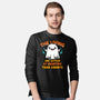 The Living Are Better At Ghosting-Mens-Long Sleeved-Tee-Boggs Nicolas