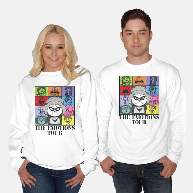 Emotions Tour-Unisex-Crew Neck-Sweatshirt-Claudia