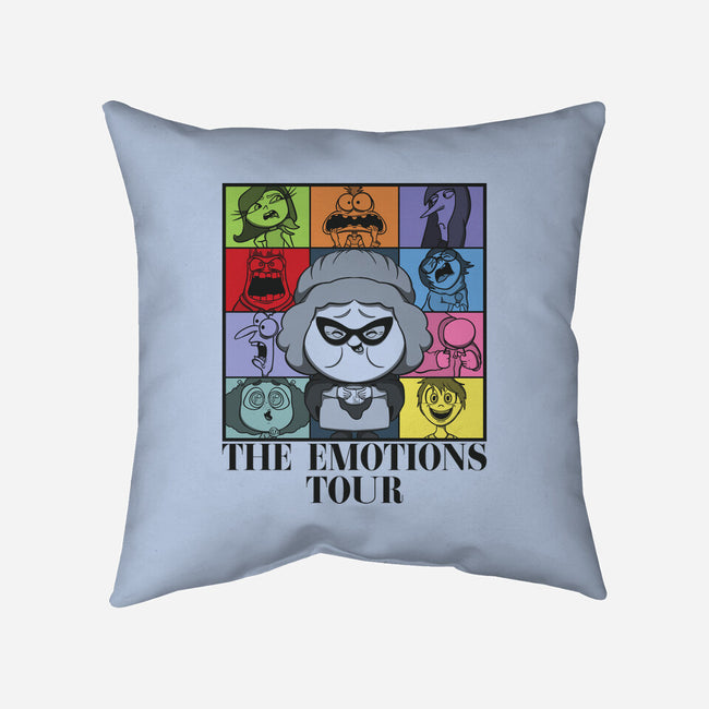 Emotions Tour-None-Removable Cover-Throw Pillow-Claudia