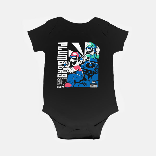 Plumbers Flow Mixtape-Baby-Basic-Onesie-estudiofitas