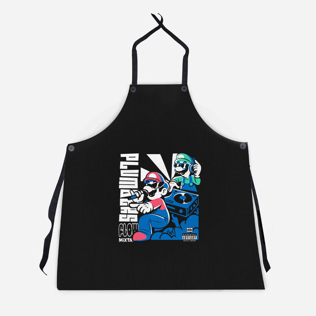 Plumbers Flow Mixtape-Unisex-Kitchen-Apron-estudiofitas