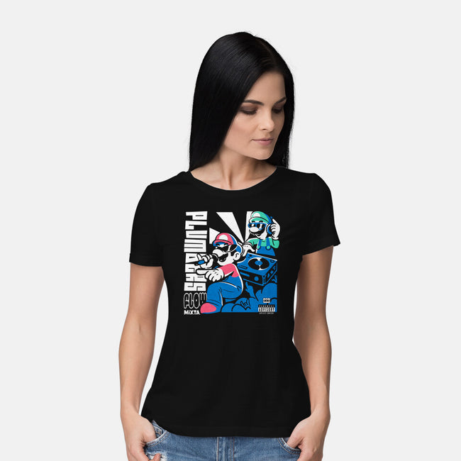 Plumbers Flow Mixtape-Womens-Basic-Tee-estudiofitas