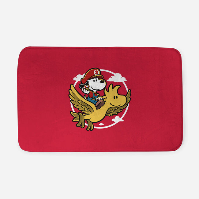 Super Beagle Bros-None-Memory Foam-Bath Mat-Studio Mootant