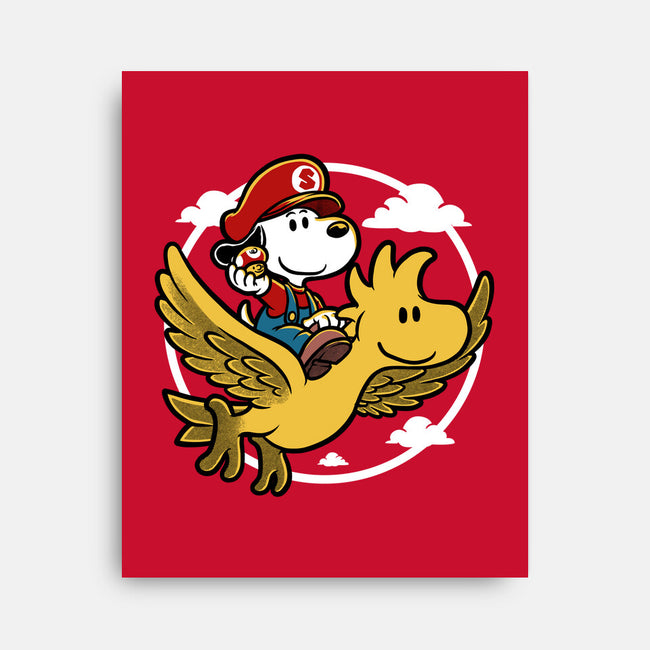 Super Beagle Bros-None-Stretched-Canvas-Studio Mootant