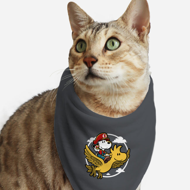 Super Beagle Bros-Cat-Bandana-Pet Collar-Studio Mootant