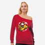 Super Beagle Bros-Womens-Off Shoulder-Sweatshirt-Studio Mootant