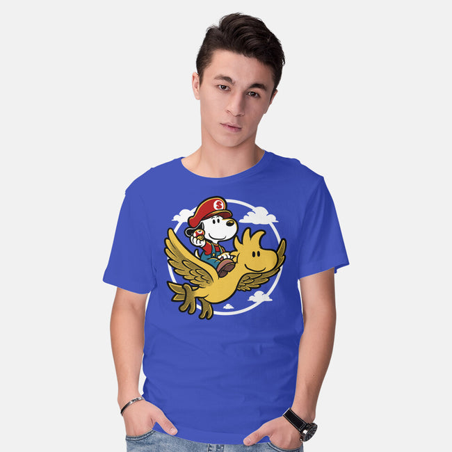 Super Beagle Bros-Mens-Basic-Tee-Studio Mootant