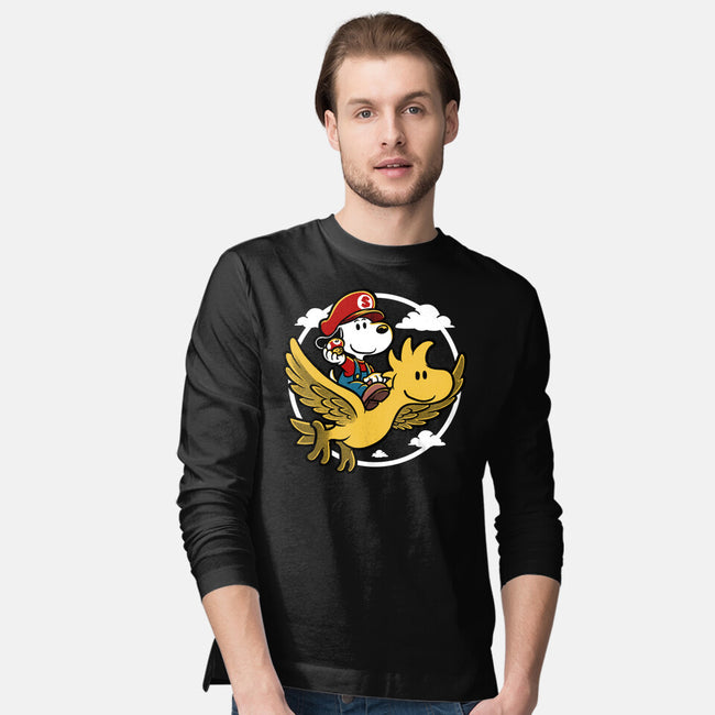 Super Beagle Bros-Mens-Long Sleeved-Tee-Studio Mootant