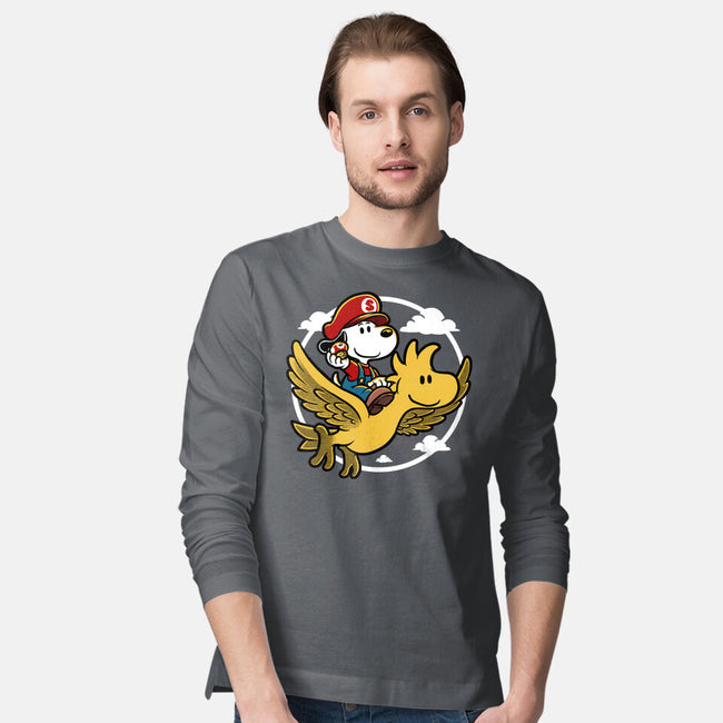 Super Beagle Bros-Mens-Long Sleeved-Tee-Studio Mootant