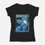 Mega Beagle Videogame-Womens-V-Neck-Tee-Studio Mootant