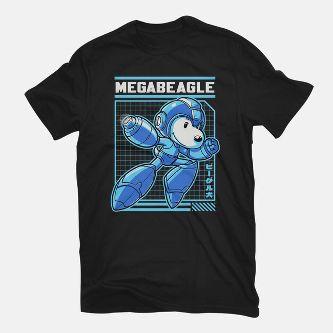 Mega Beagle Videogame-Womens-Fitted-Tee-Studio Mootant