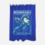 Mega Beagle Videogame-None-Polyester-Shower Curtain-Studio Mootant