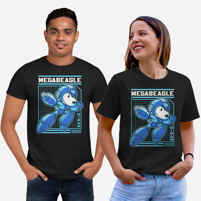 Mega Beagle Videogame-Unisex-Basic-Tee-Studio Mootant