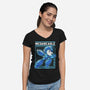 Mega Beagle Videogame-Womens-V-Neck-Tee-Studio Mootant