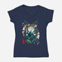 Princess Of The Woods-Womens-V-Neck-Tee-Arinesart