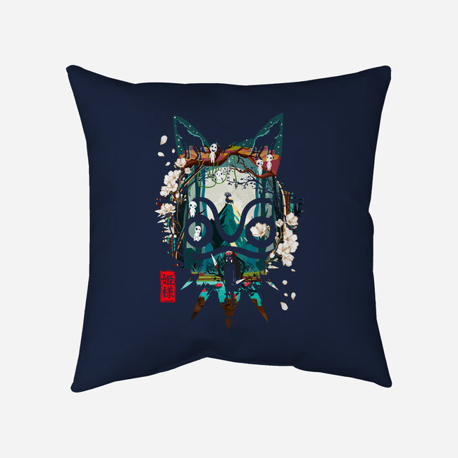 Princess Of The Woods-None-Removable Cover w Insert-Throw Pillow-Arinesart