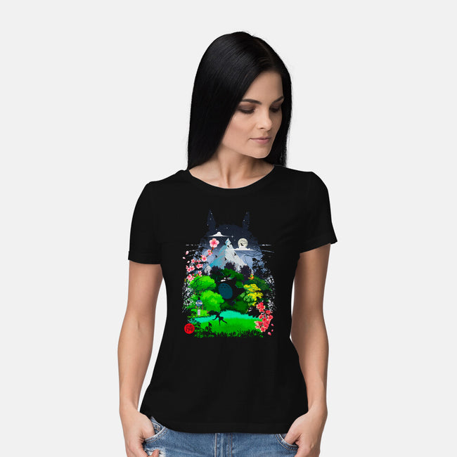 Neighbors And Friends-Womens-Basic-Tee-Arinesart