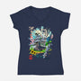 The Magic Castle-Womens-V-Neck-Tee-Arinesart