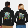 The Magic Castle-Unisex-Zip-Up-Sweatshirt-Arinesart