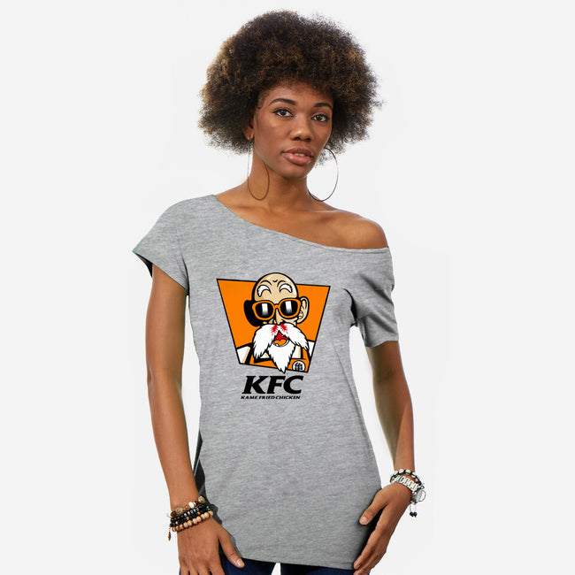 Kame FC-Womens-Off Shoulder-Tee-demonigote