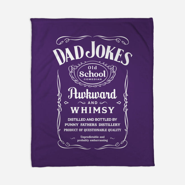 Dad Jokes Distillery-None-Fleece-Blanket-retrodivision